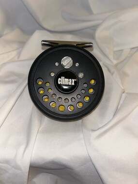 Vintage Climax 80 Fly Fishing Reel Black Graphite